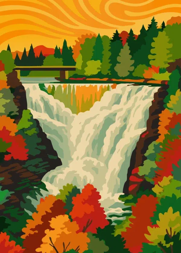 Autumn Cascade2 Puzzle Autumn Cascade - Villager - 1000 pièces