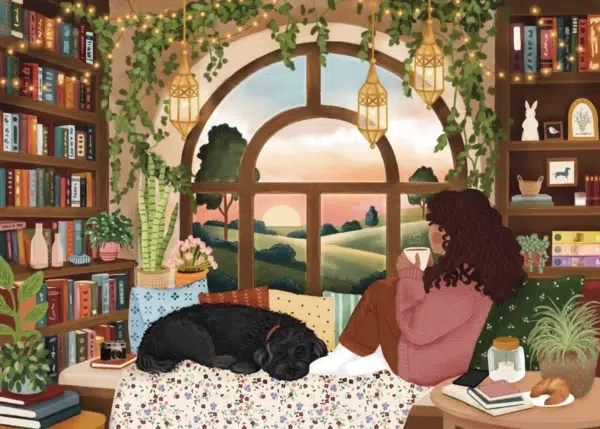 Book Nook2 Puzzle Book Nook - Villager - 1000 pièces