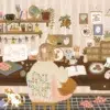 Puzzle Grandma Hobbies - Villager - 1000 pièces