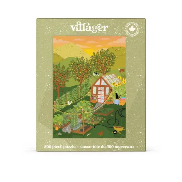 Puzzle Hobby Farm - Villager - 500 pièces