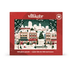 Puzzle Small Town Holiday - Villager - 500 pièces