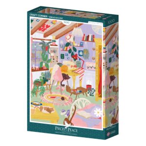 Puzzle Coin des Loisirs Créatifs - Pieces & Peace - 1000 pièces