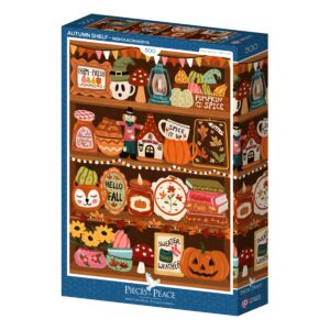 Puzzle Étagère d'Automne - Pieces & Peace - 500 pièces