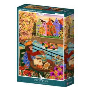 Puzzle L'Automne à Amsterdam - Pieces & Peace - 1000 pièces