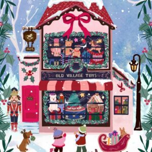 Puzzle Magasin de Jouets du Vieux-Village - Pieces & Peace - 500 pièces