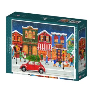 Puzzle Noël sur la Rue Principale - Pieces & Peace - 1000 pièces