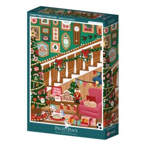 Puzzle L'Escalier de Noël - Pieces & Peace - 1000 pièces