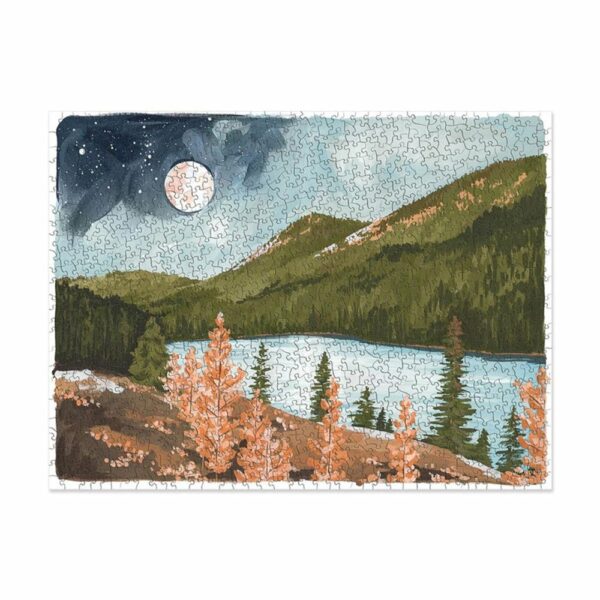 Puzzle Alpine Moon - 1canoe2 - 1000 pièces