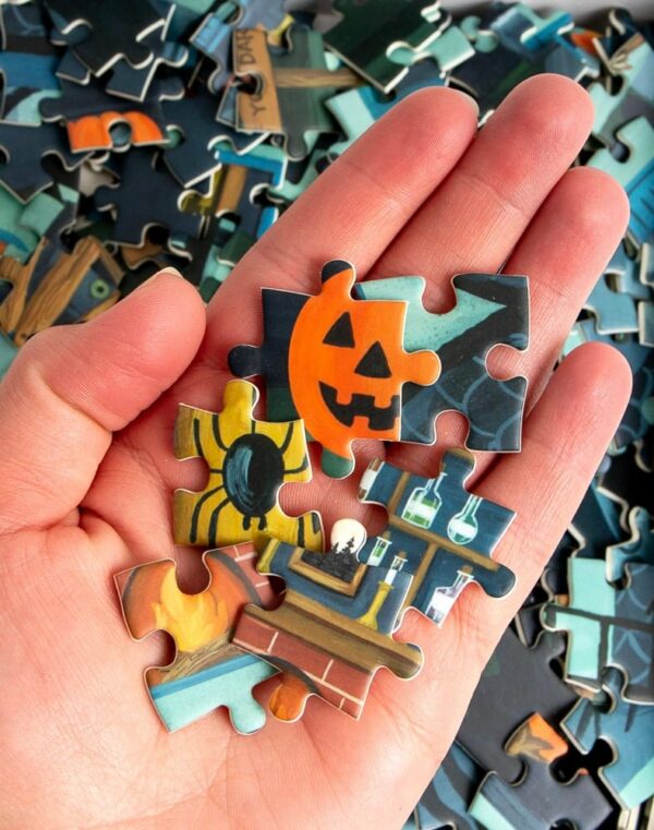 Puzzle Halloween House - 1canoe2 - 500 pièces