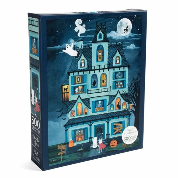 Puzzle Halloween House - 1canoe2 - 500 pièces