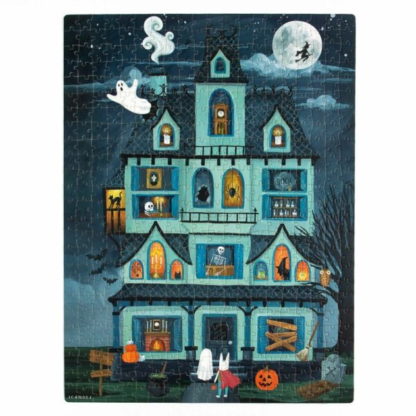 Puzzle Halloween House - 1canoe2 - 500 pièces