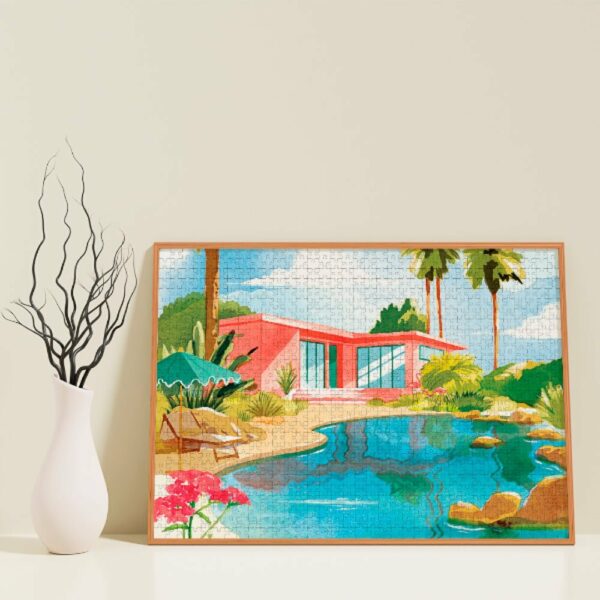 Puzzle The Palm Springs oasis - Aparté - 1000 pièces