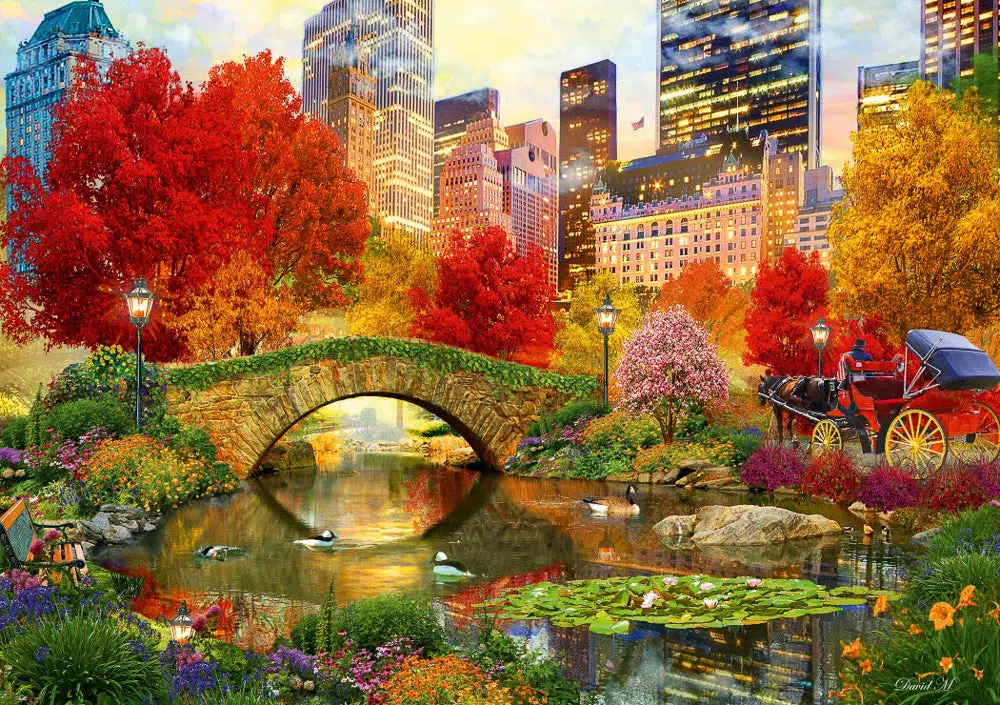 Puzzle Central Park NYC - Bluebird - 1000 pièces