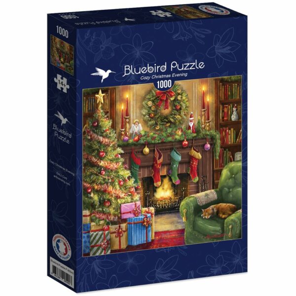 Puzzle Cozy Christmas Evening - Bluebird - 1000 pièces