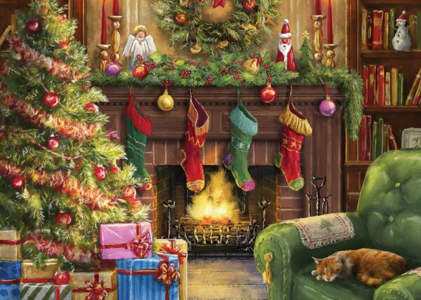 Puzzle Cozy Christmas Evening - Bluebird - 500 pièces Puzzle Cozy Christmas Evening - Bluebird - 500 pièces