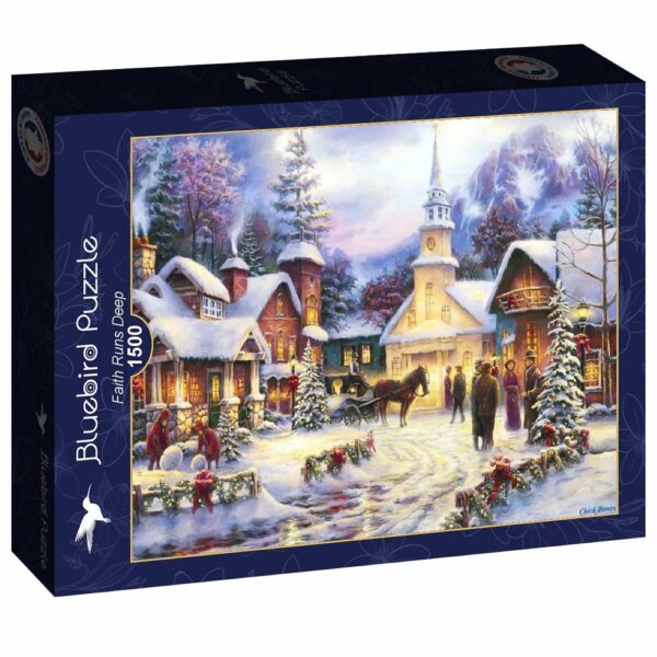 Puzzle Faith Runs Deep - Bluebird - 1500 pièces
