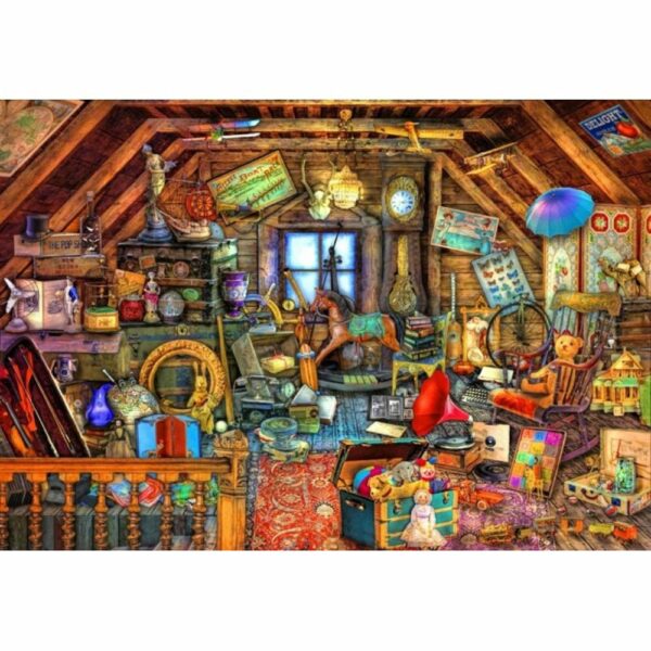 Puzzle Hidden Object Attic - Bluebird - 1000 pièces Puzzle Hidden Object Attic - Bluebird - 1000 pièces