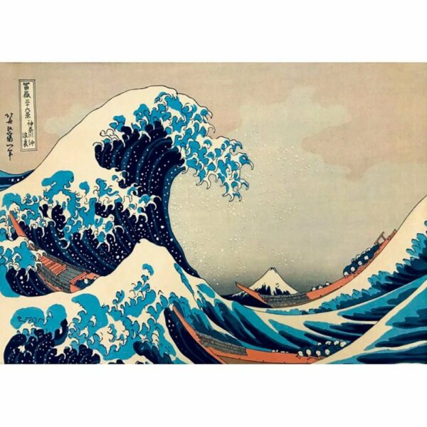 Puzzle The Great Wave off Kanagawa - Bluebird - 1000 pièces