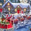 Puzzle Santa And Sleigh - Bluebird - 500 pièces Puzzle Santa And Sleigh - Bluebird - 500 pièces