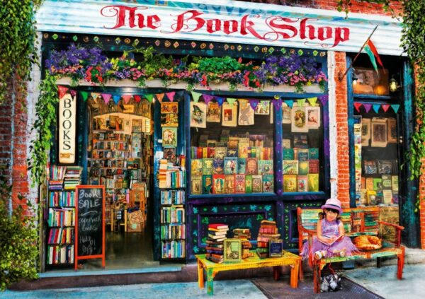 Puzzle The Bookshop Kids - Bluebird - 1000 pièces Puzzle The Bookshop Kids - Bluebird - 1000 pièces