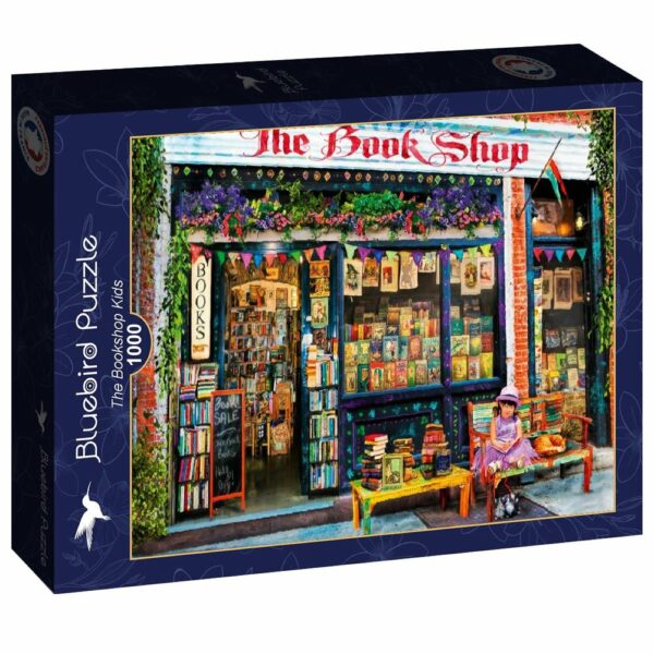 Puzzle The Bookshop Kids - Bluebird - 1000 pièces Puzzle The Bookshop Kids - Bluebird - 1000 pièces