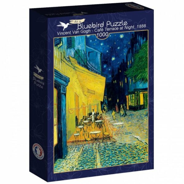 Puzzle Café Terrace at Night - Bluebird - 1000 pièces
