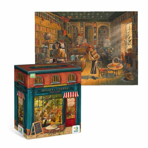 Puzzle Books & Coffee - DoDo - 300 pièces