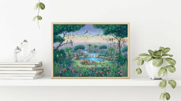 Puzzle Au cœur de la jungle - Les Éditions Imaginaires - 1000 pièces