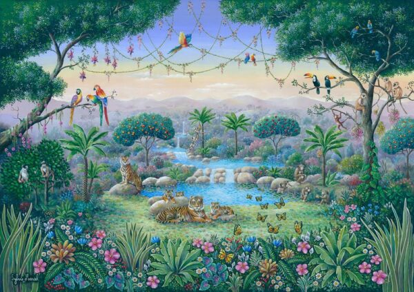 Puzzle Au cœur de la jungle - Les Éditions Imaginaires - 1000 pièces Puzzle Au cœur de la jungle - Les Éditions Imaginaires - 1000 pièces