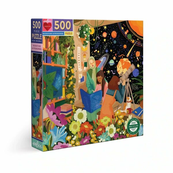 Puzzle Bookstore Astronomers - eeBoo - 500 pièces