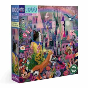 Puzzle Cat and the Castle - eeBoo - 1000 pièces