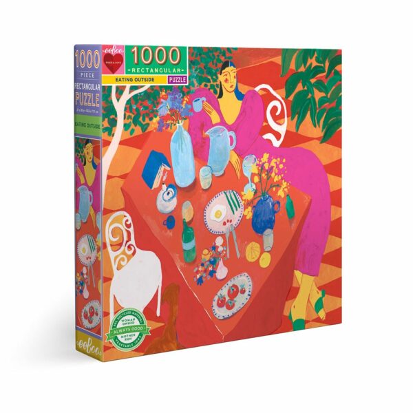 Puzzle Eating Outside - eeBoo - 1000 pièces