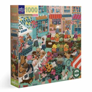 Puzzle English Green Market - eeBoo - 1000 pièces