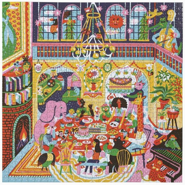 Puzzle Family Dinner Night - eeBoo - 1000 pièces