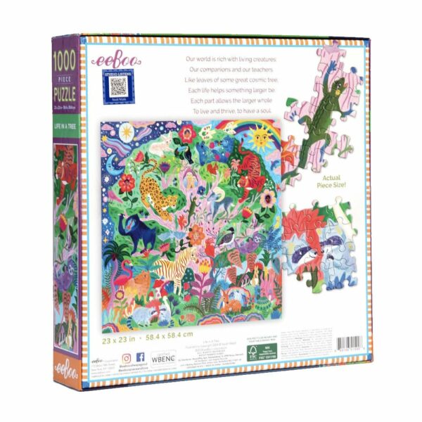 Puzzle Life in a Tree - eeBoo - 1000 pièces