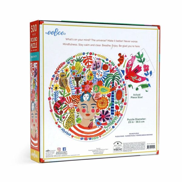 Puzzle Positivity - eeBoo - 500 pièces Puzzle Positivity - eeBoo - 500 pièces