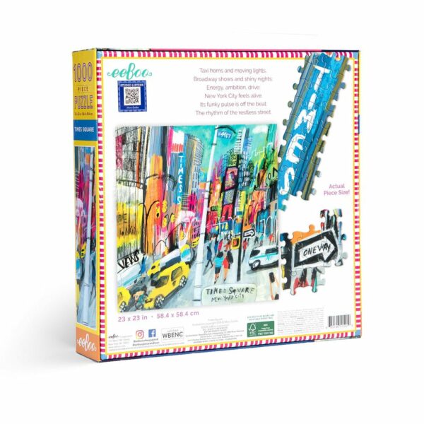 Puzzle Times Square - eeBoo - 1000 pièces