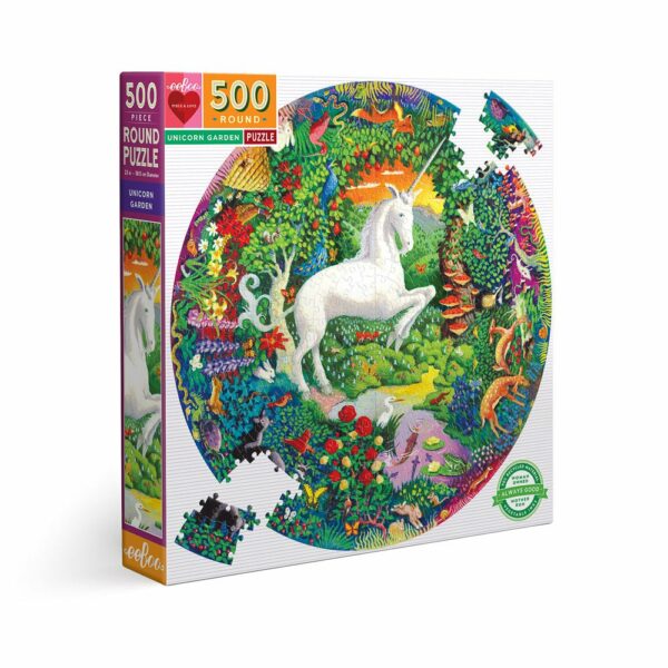 Puzzle Unicorn Garden - eeBoo - 500 pièces
