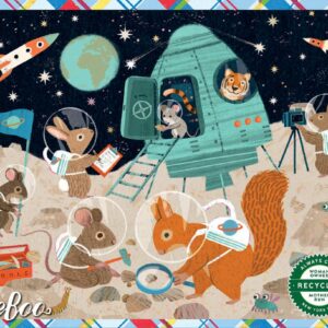 Puzzle Visit to the Moon - eeBoo - 36 pièces