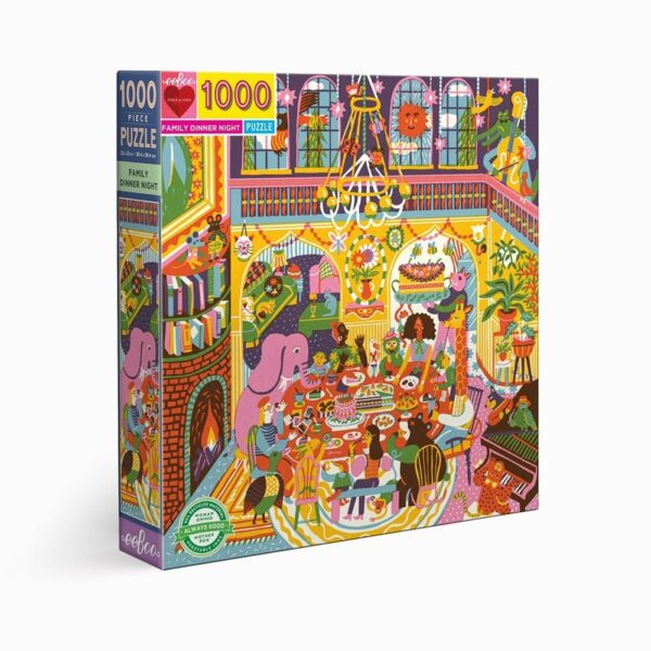 Puzzle Family Dinner Night - eeBoo - 1000 pièces