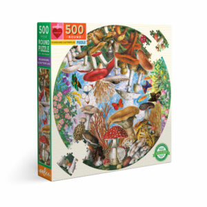 Puzzle Mushrooms and Butterflies - eeBoo - 500 pièces