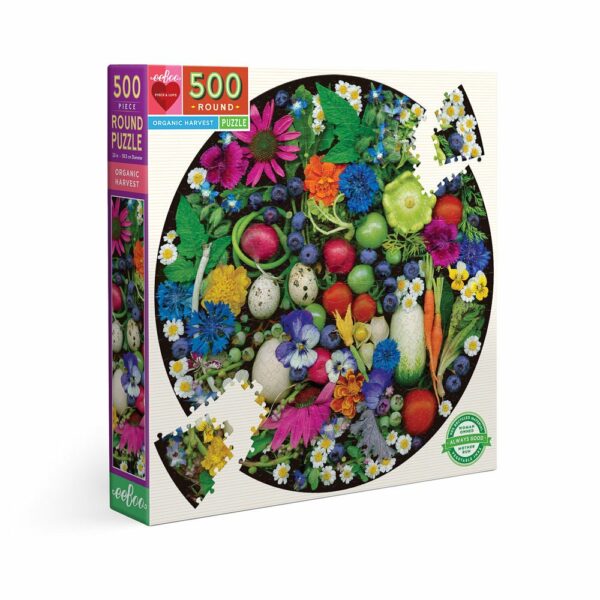 Puzzle Organic Harvest - eeBoo - 500 pièces