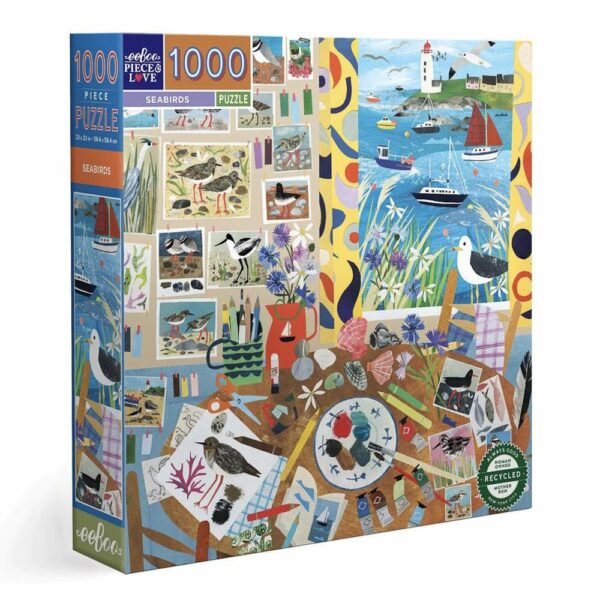 Puzzle Seabird - eeBoo - 1000 pièces Puzzle Seabird - eeBoo - 1000 pièces