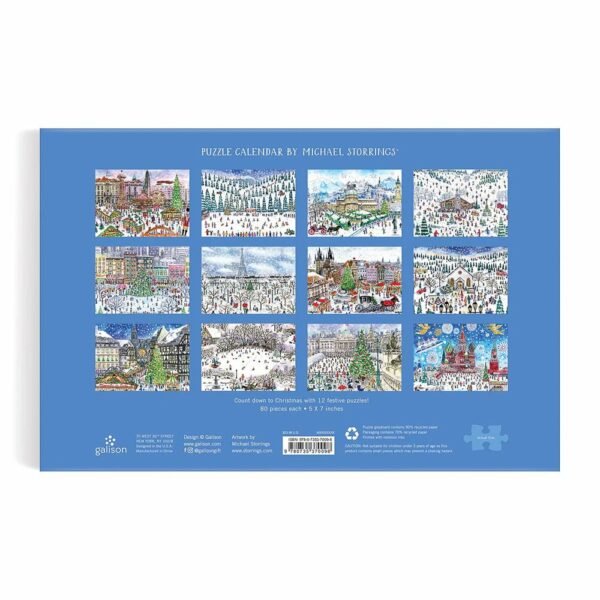 Calendrier de l'avent puzzle Michael Storrings 12 Days of Christmas - Galison - 960 pièces Calendrier de l'avent puzzle Michael Storrings 12 Days of Christmas - Galison - 960 pièces