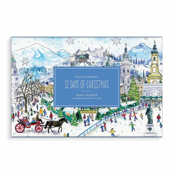 Calendrier de l'avent puzzle Michael Storrings 12 Days of Christmas - Galison - 960 pièces