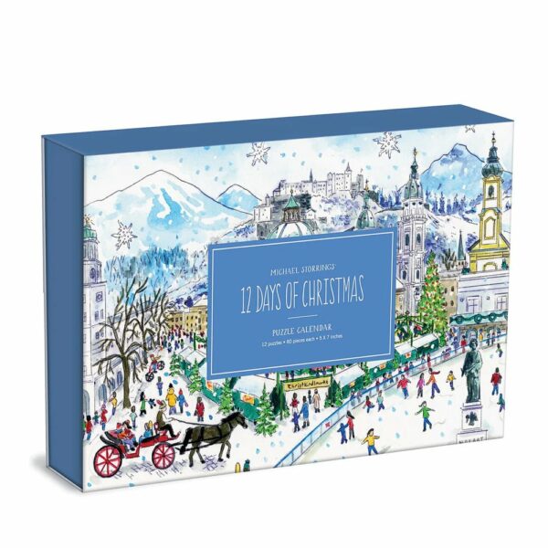 Calendrier de l'avent puzzle Michael Storrings 12 Days of Christmas - Galison - 960 pièces Calendrier de l'avent puzzle Michael Storrings 12 Days of Christmas - Galison - 960 pièces