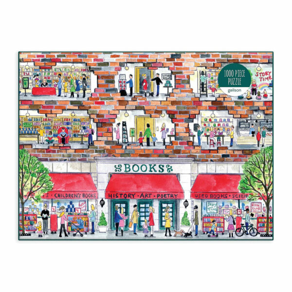 Puzzle A Day at the Bookstore - Galison - 1000 pièces