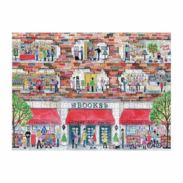 Puzzle A Day at the Bookstore - Galison - 1000 pièces