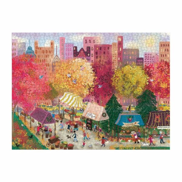 Puzzle Autumn at the City Market – Galison – 1000 pièces Puzzle Autumn at the City Market - Galison - 1000 pièces