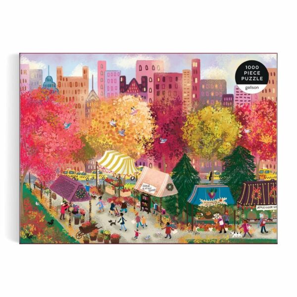 Puzzle Autumn at the City Market – Galison – 1000 pièces Puzzle Autumn at the City Market - Galison - 1000 pièces